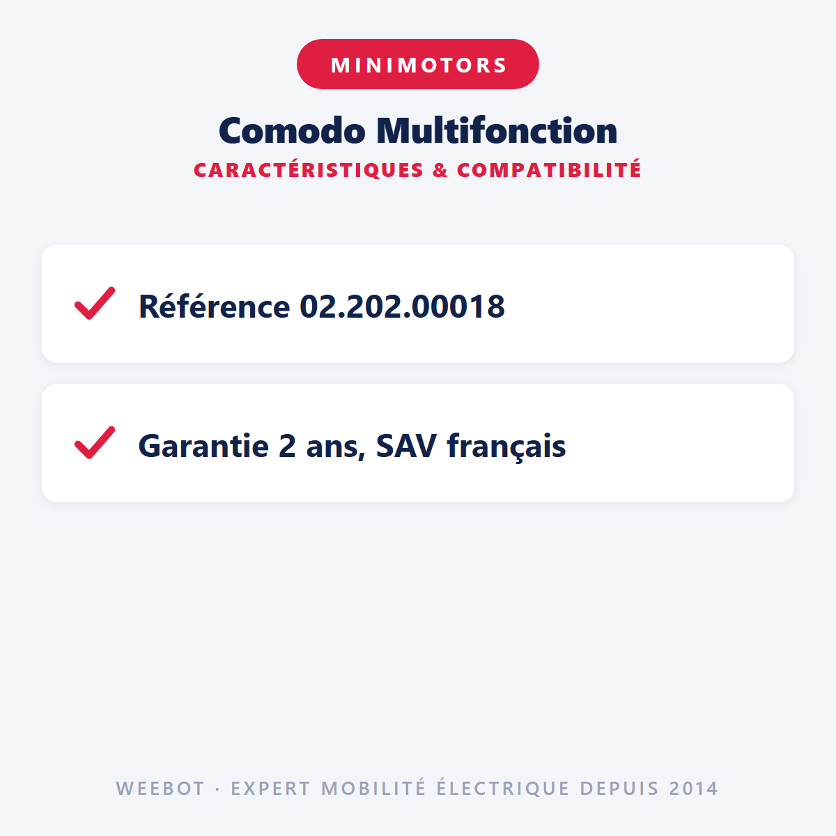 Comodo Multifonction : caractéristiques et compatibilité