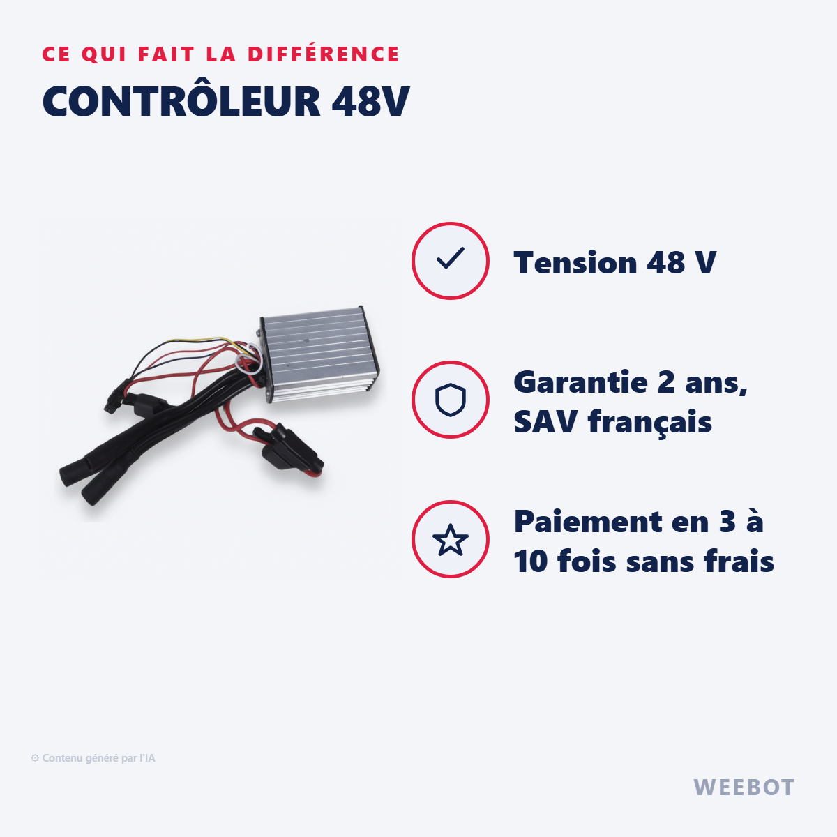 Contrôleur 48v : les points forts
