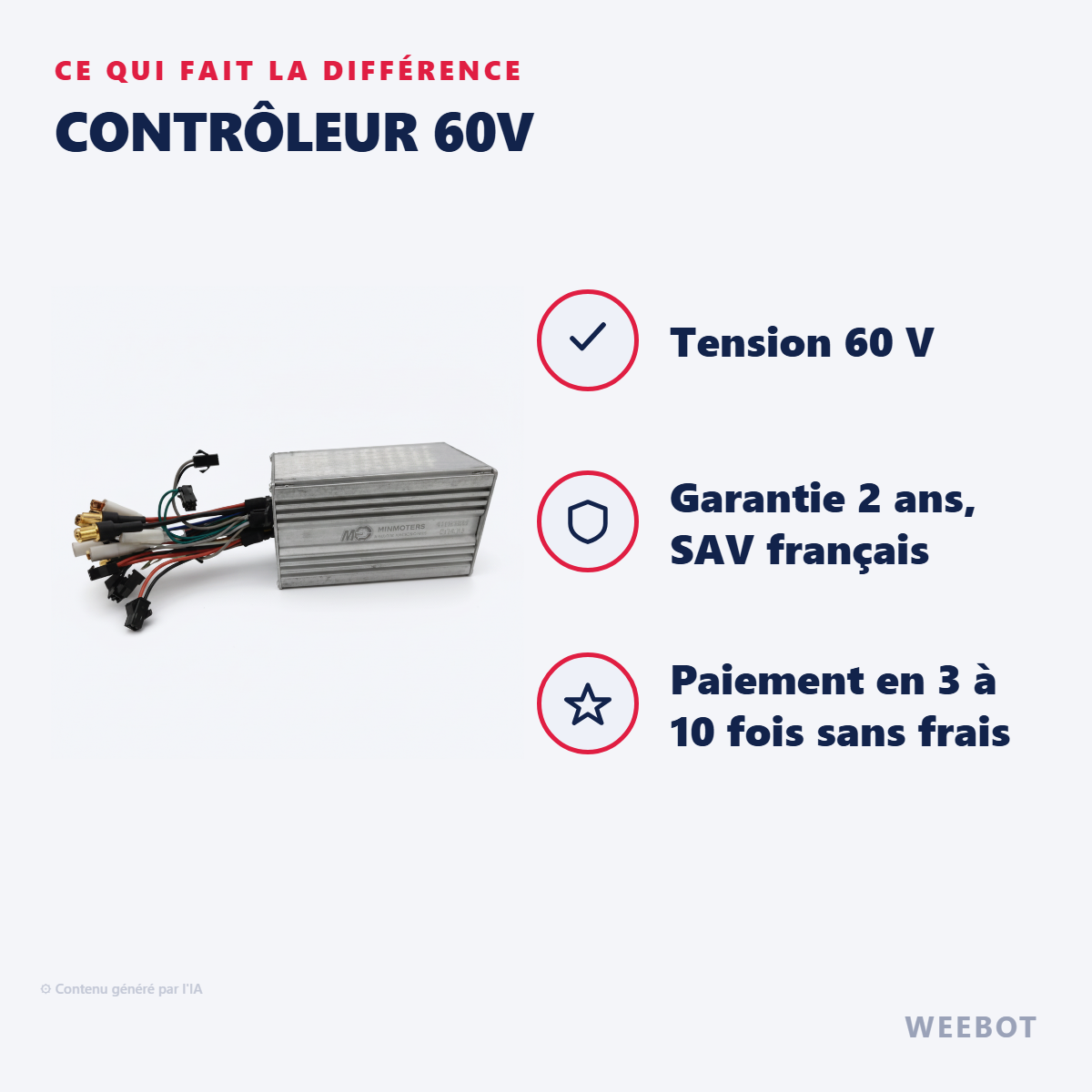 Contrôleur 60v : les points forts