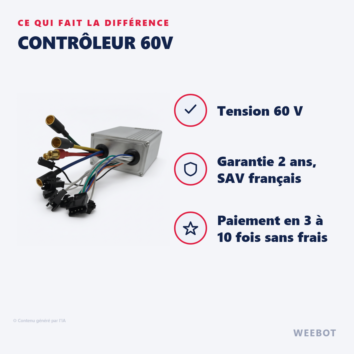 Contrôleur 60V : les points forts