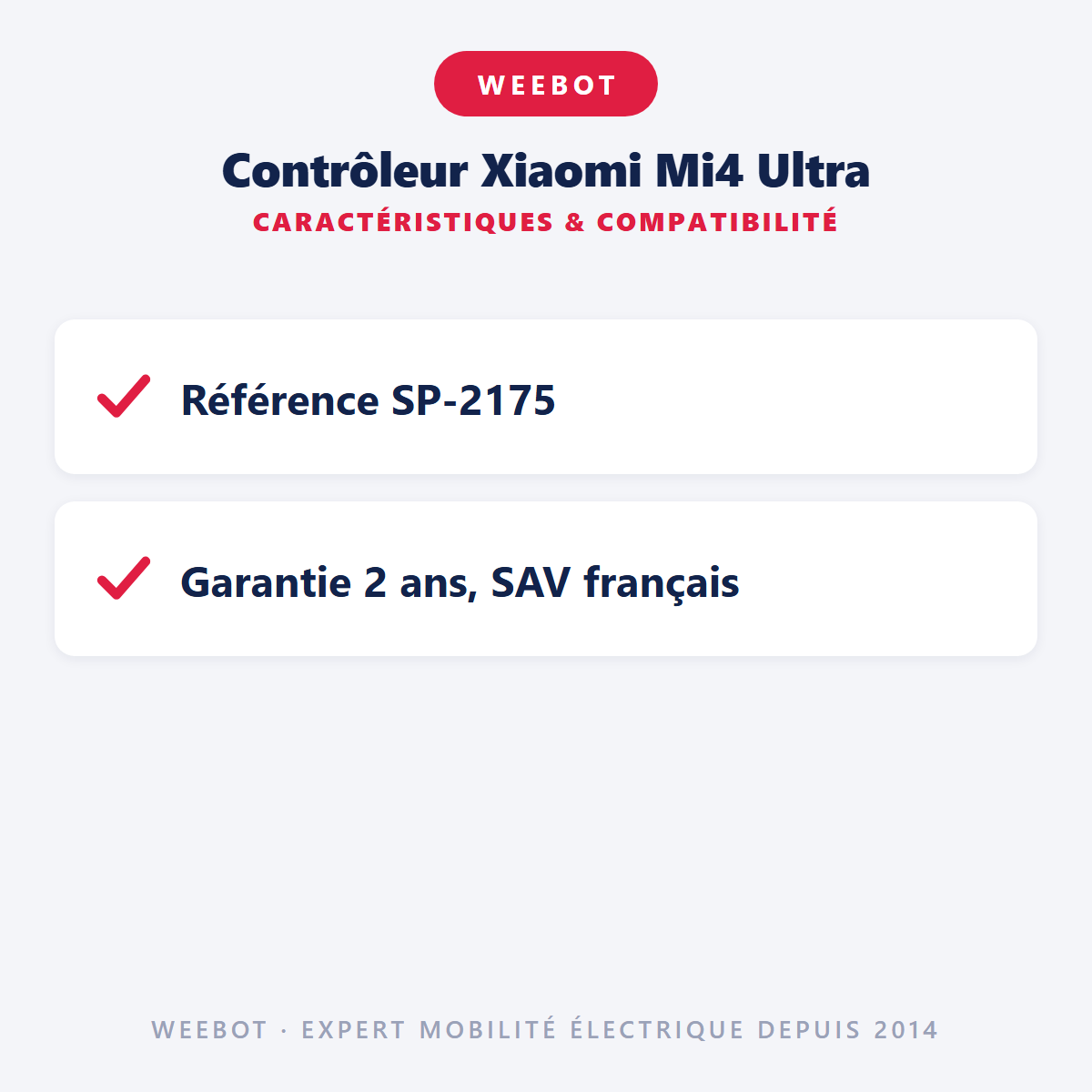 Contrôleur Xiaomi Mi4 Ultra : caractéristiques et compatibilité