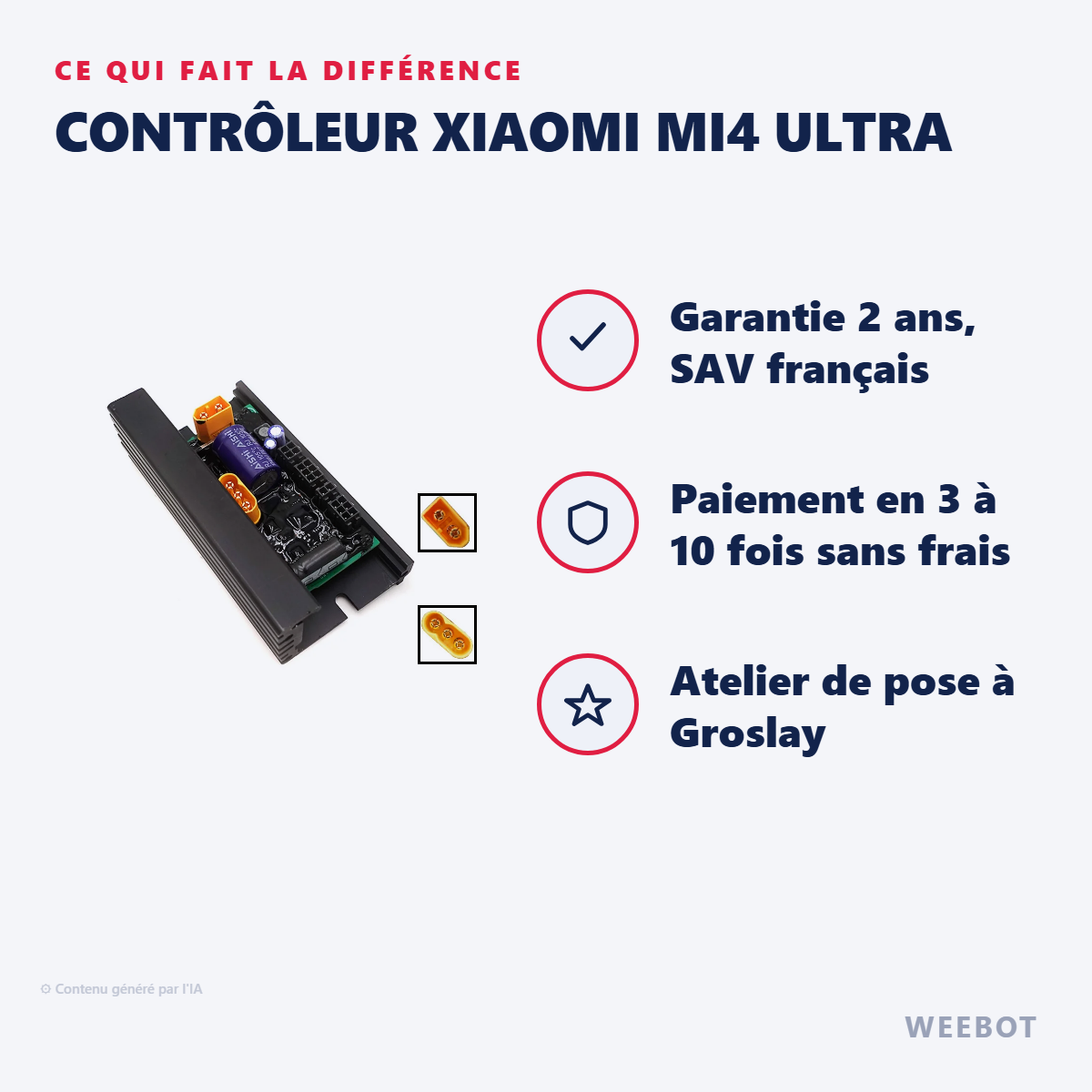 Contrôleur Xiaomi Mi4 Ultra : les points forts