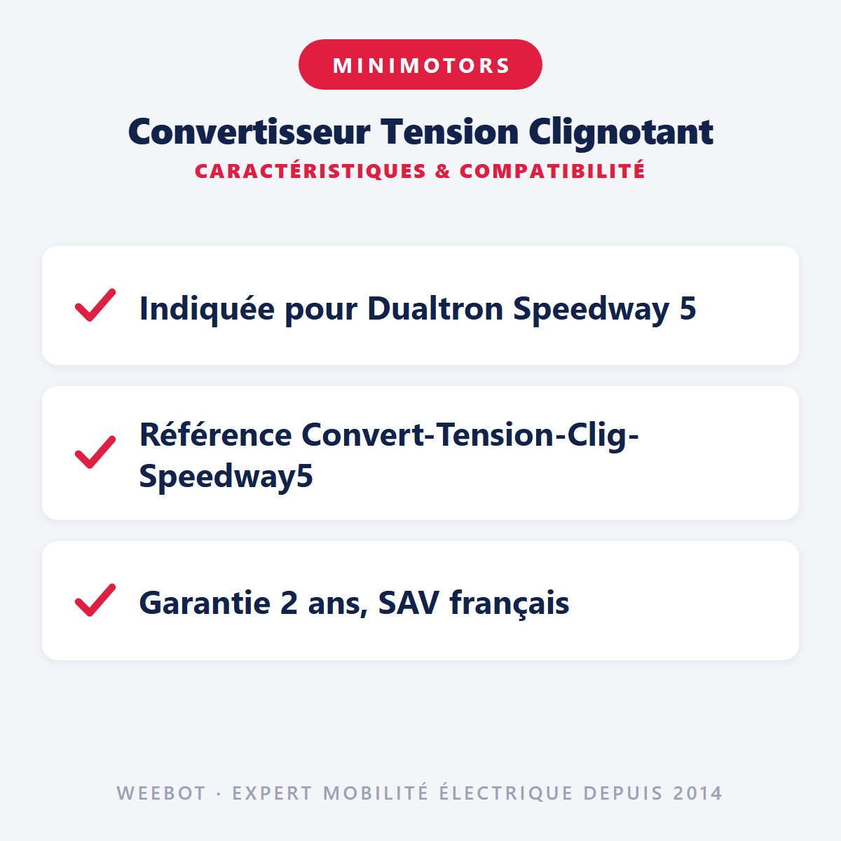 Convertisseur Tension Clignotant : caractéristiques et compatibilité