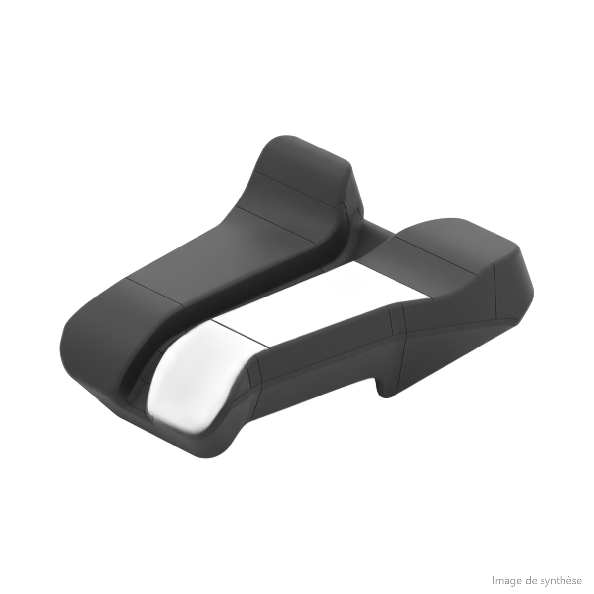 Dessin technique en 3D d'un coussin de selle pour trottinette électrique Dualtron X