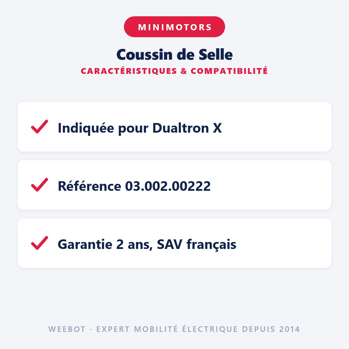 Coussin de Selle : caractéristiques et compatibilité