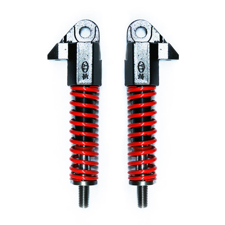 Paire d'amortisseurs hydrauliques avant 8 pouces avec ressorts rouges