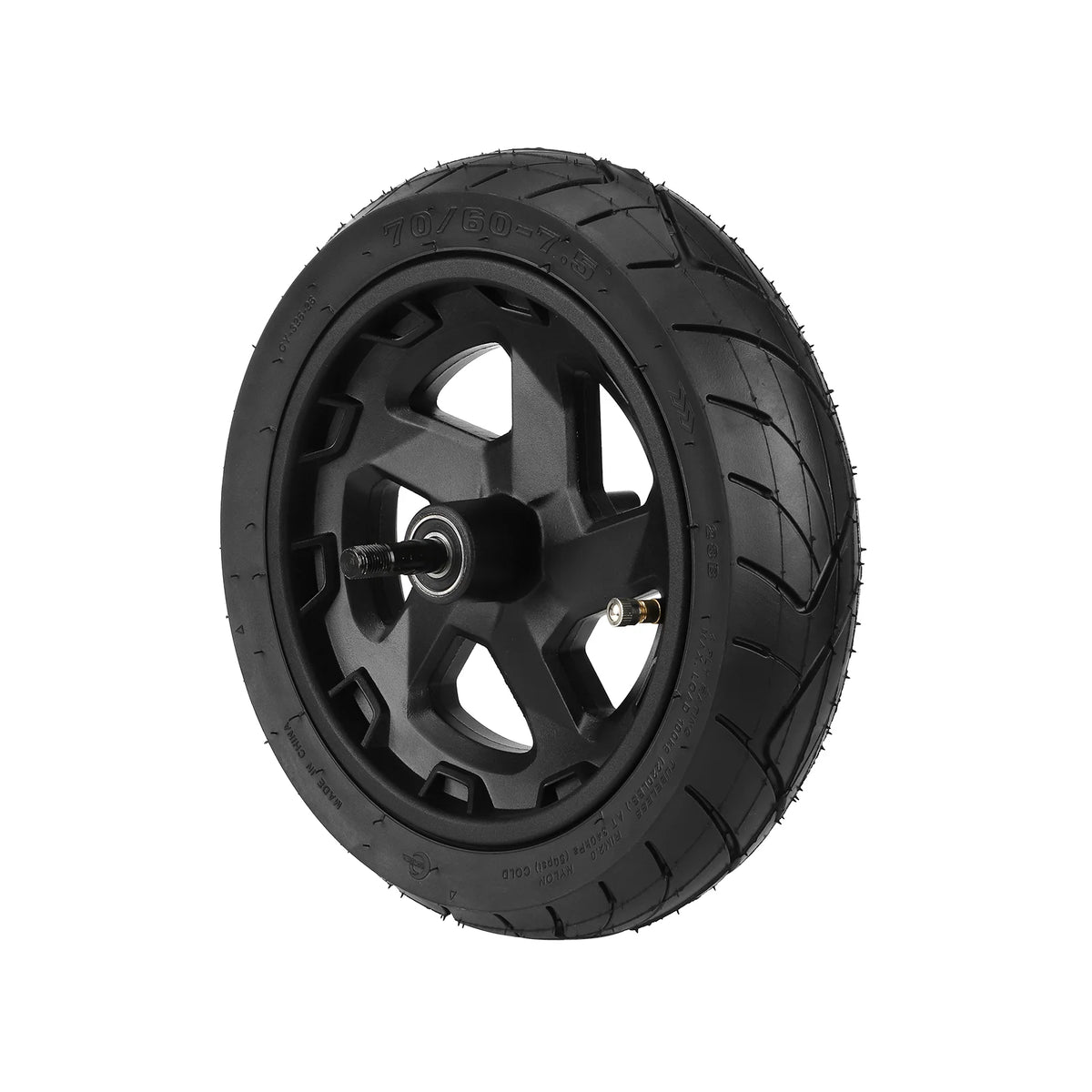 Roue avant complète d'origine pour trottinette électrique avec pneu tubeless 11 pouces