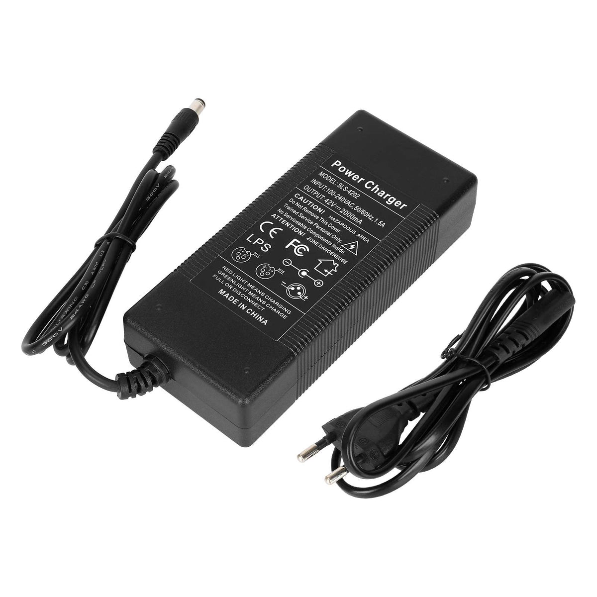 Chargeur 42V 2A Prise DC 5,5 mm avec 6 Adaptateurs, vue 3