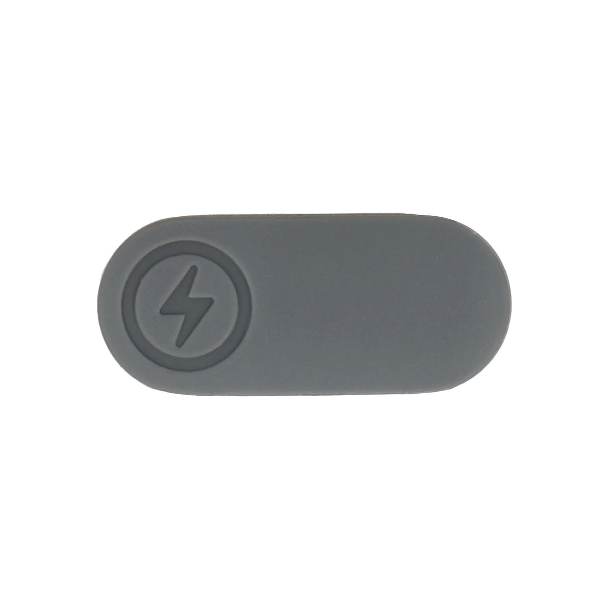 Cache Port de Charge d'Origine en Silicone Gris, vue 3