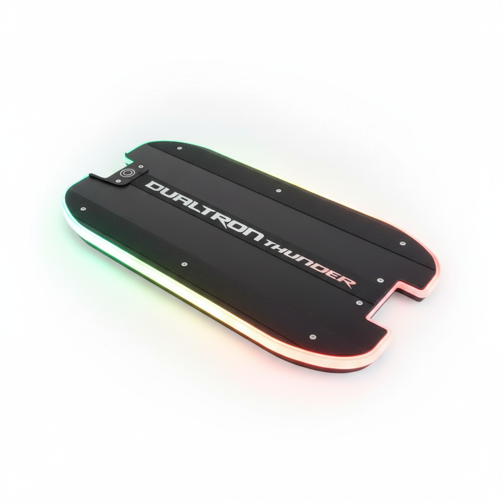 deck lumineux dualtron thunder de carbonrevo finition noir mat