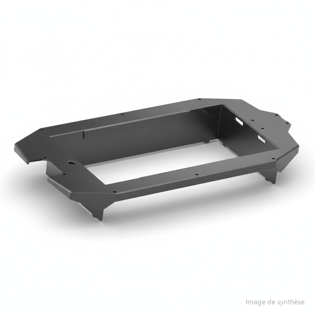 Schéma en vue 3D du deck pour trottinette électrique Dualtron Storm