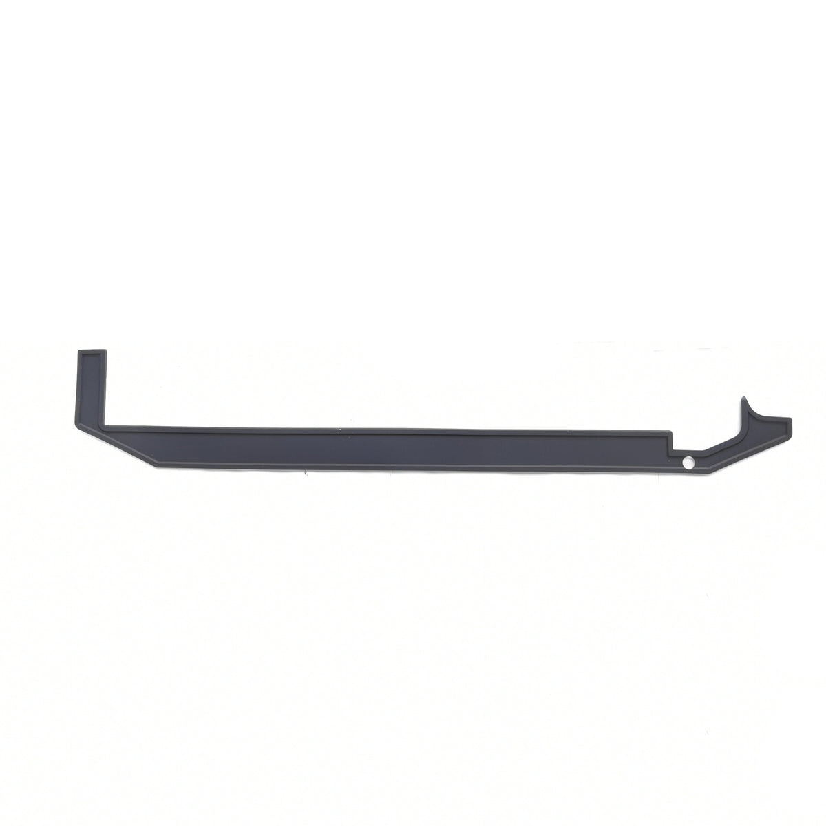 Grip de deck droit en caoutchouc noir pour trottinette électrique Dualtron City sur fond blanc.
