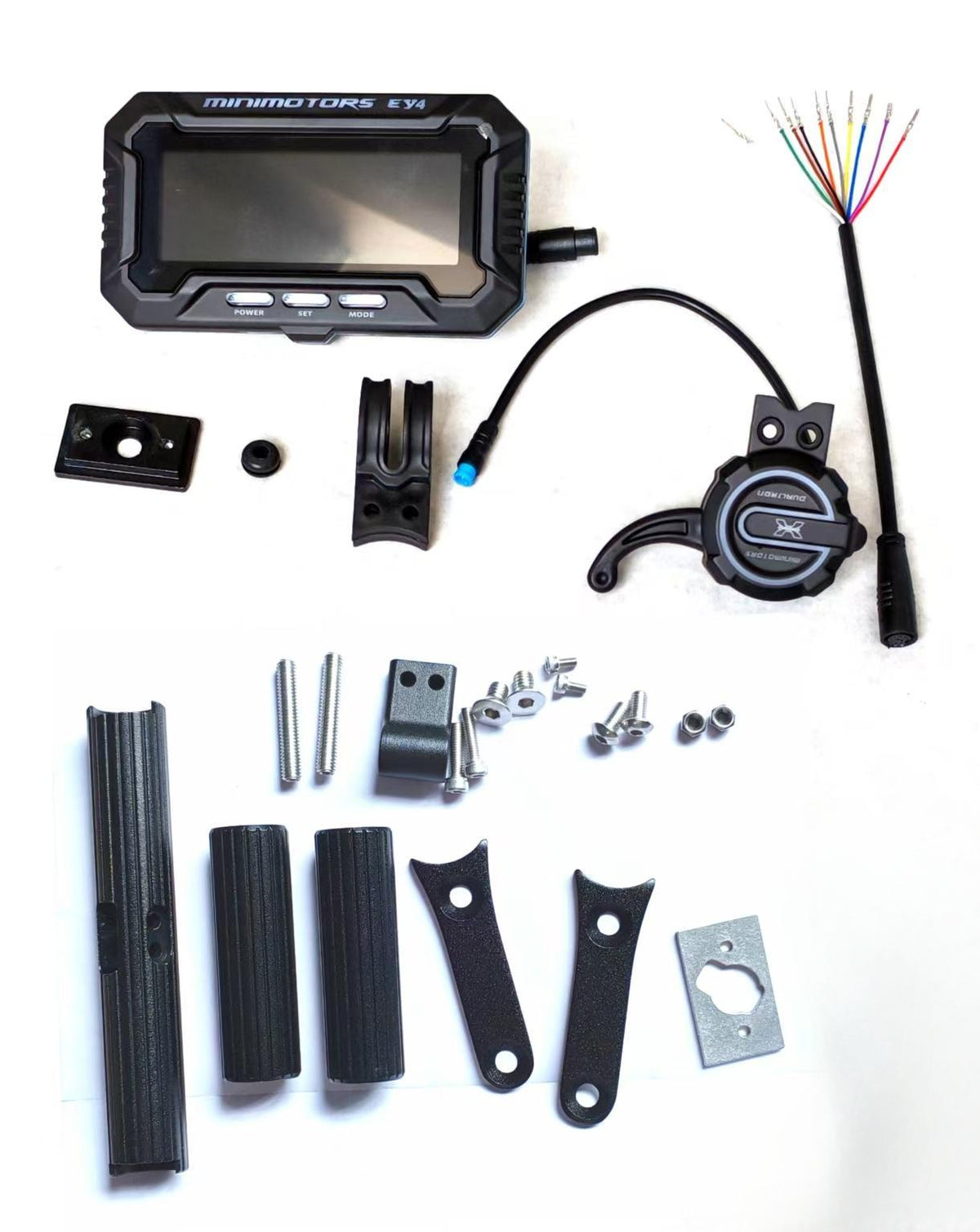 Kit d'afficheur LCD Minimotors EY4 avec gâchette d'accélération, câble et visserie de fixation