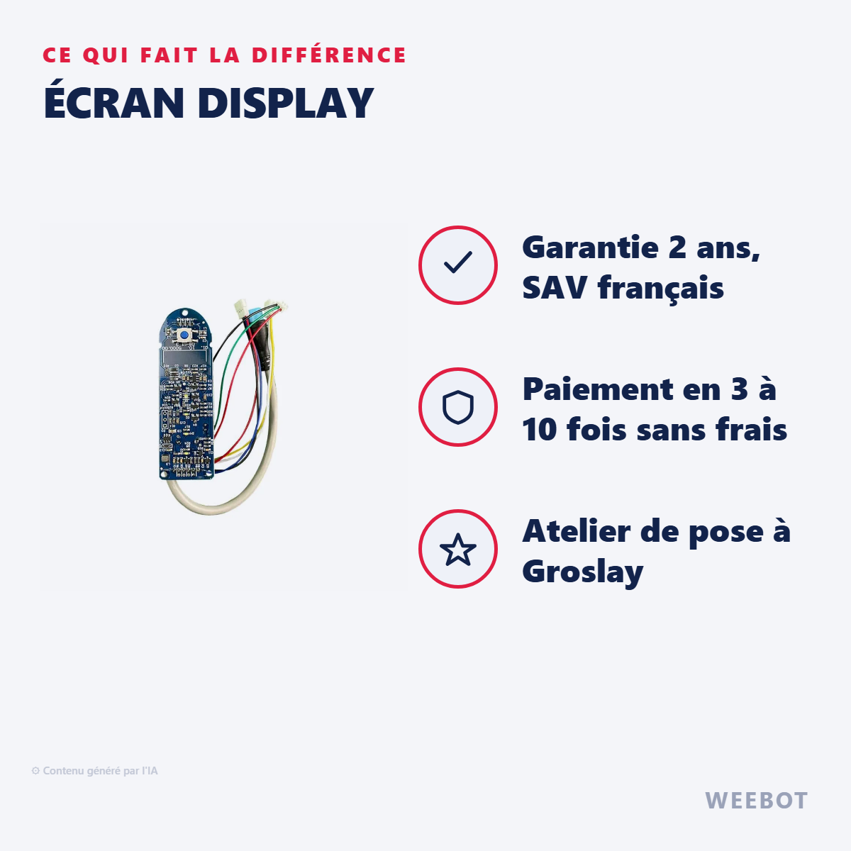 Écran Display : les points forts