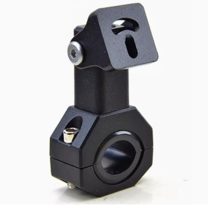 Support de phare orientable noir pour trottinette électrique et vélo