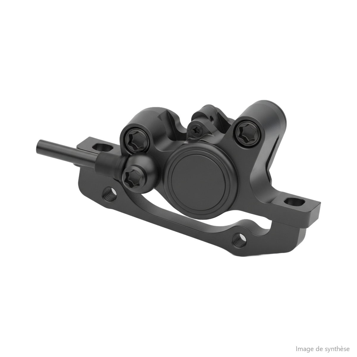 Schéma d'un étrier de frein hydraulique arrière pour trottinette électrique Dualtron