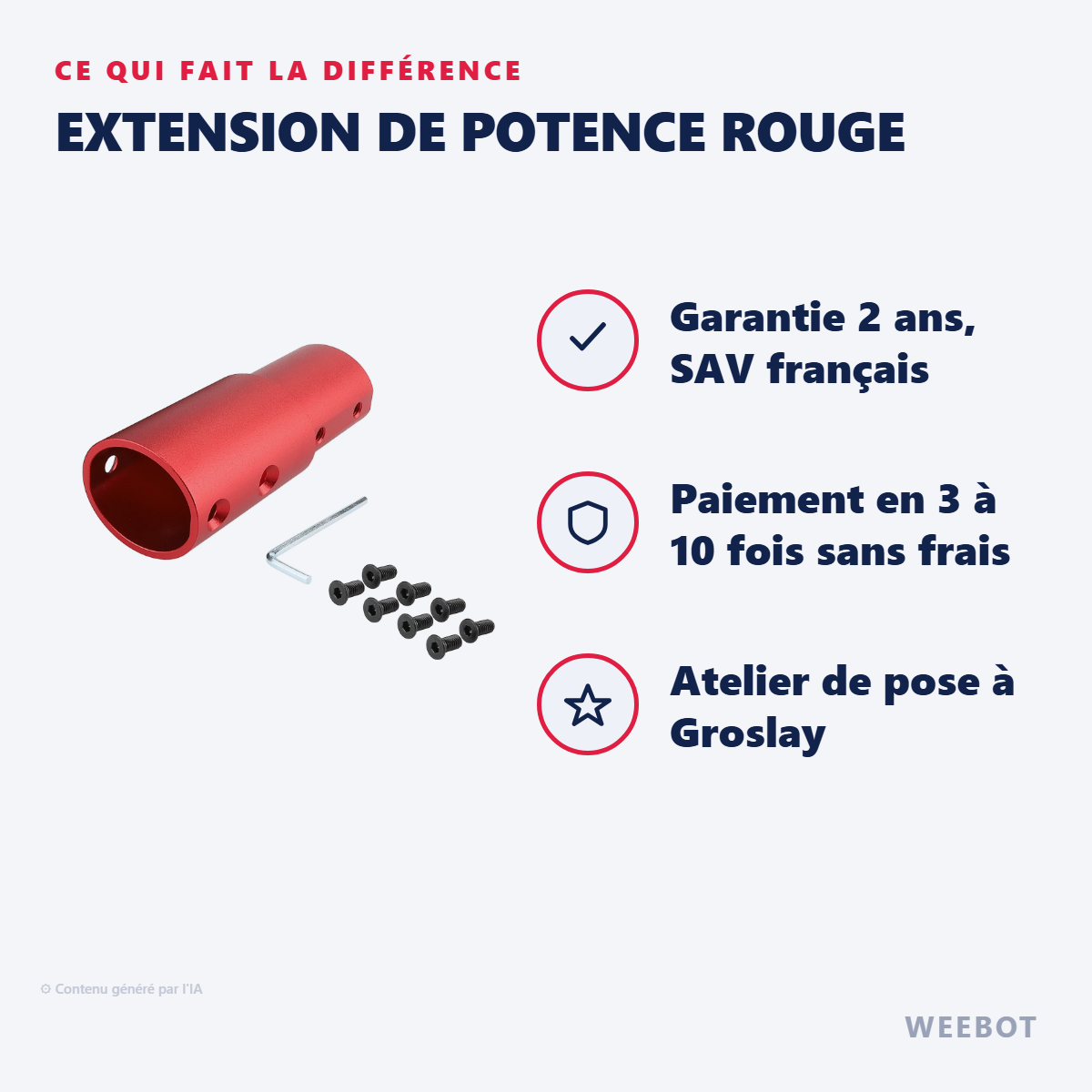 Extension de Potence Rouge : les points forts