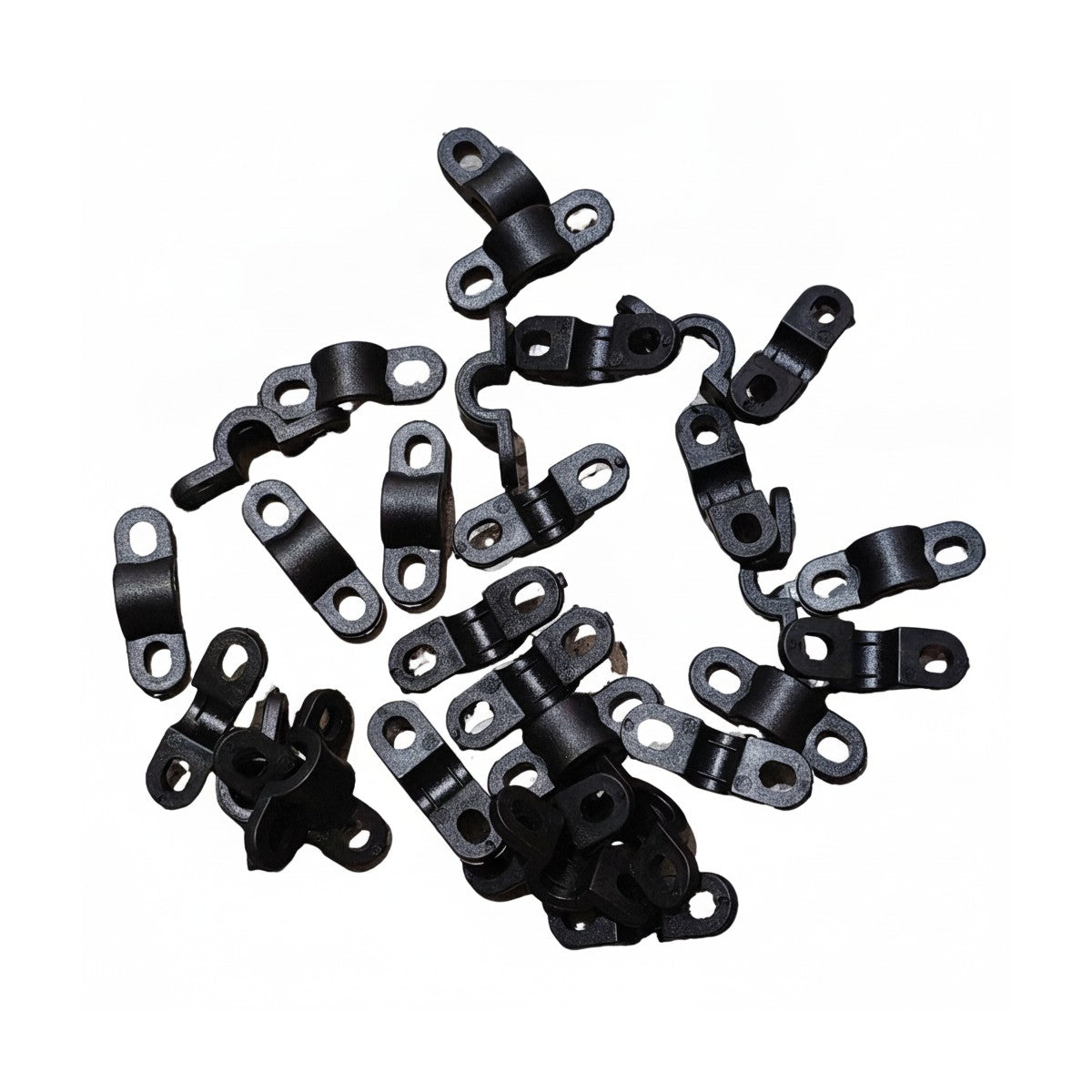 Clips de fixation de câble en plastique noir pour bras oscillant de trottinette Dualtron