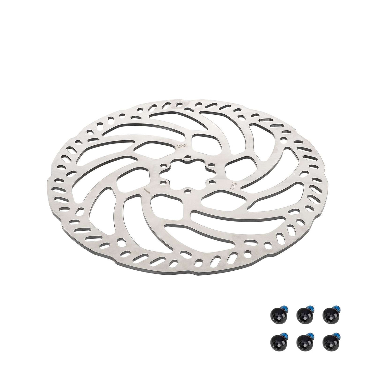 Disque de frein 6 trous de 220 mm avec ses 6 vis de fixation