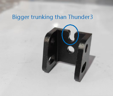 Support de phare noir en métal pour trottinette électrique Dualtron X Limited