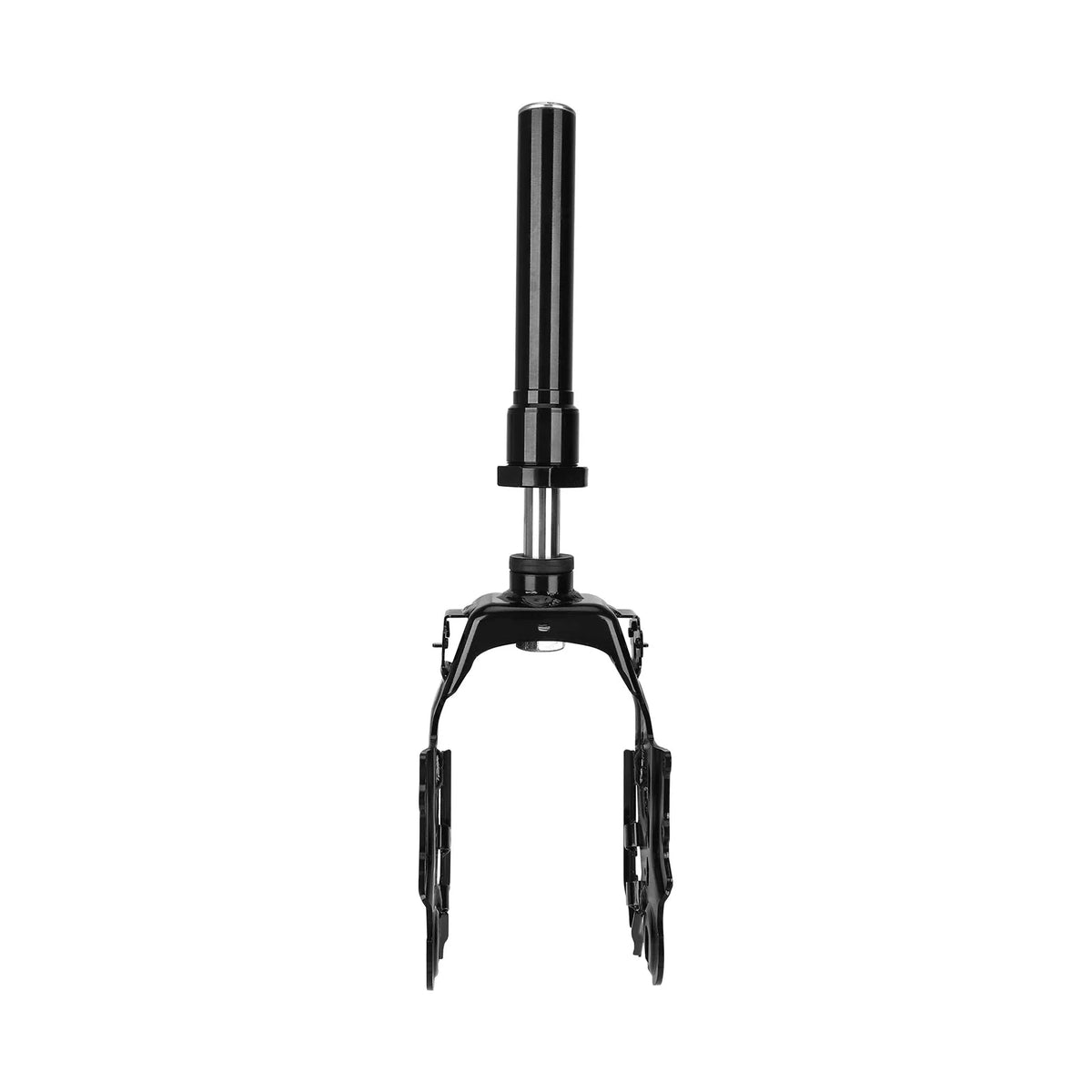 Fourche avant noire d'origine avec suspension hydraulique pour trottinette électrique