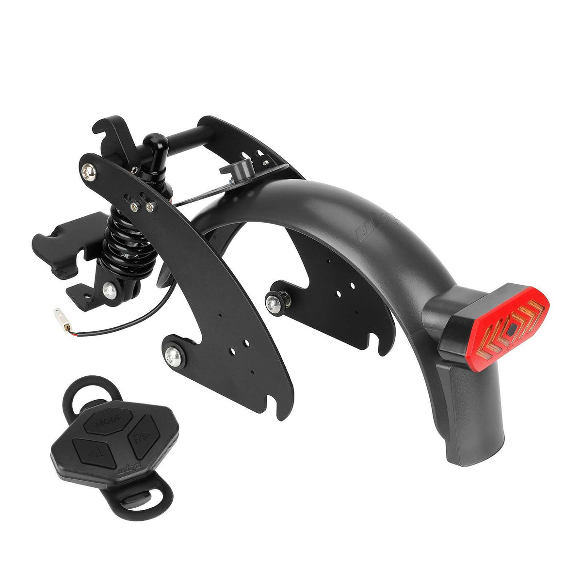 Kit Suspension Arrière V4 avec Garde-Boue, Clignotants et Support Métal, vue 3