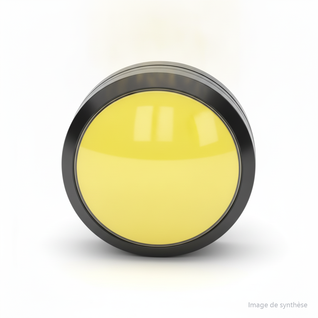 Feu LED Jaune, vue 3