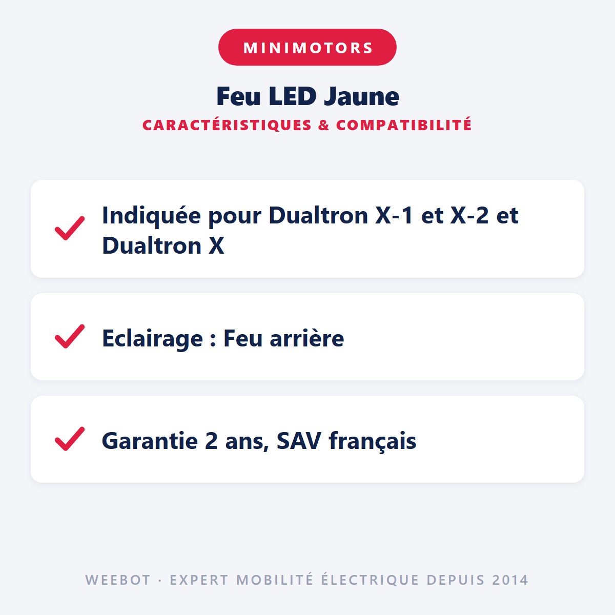 Feu LED Jaune : caractéristiques et compatibilité