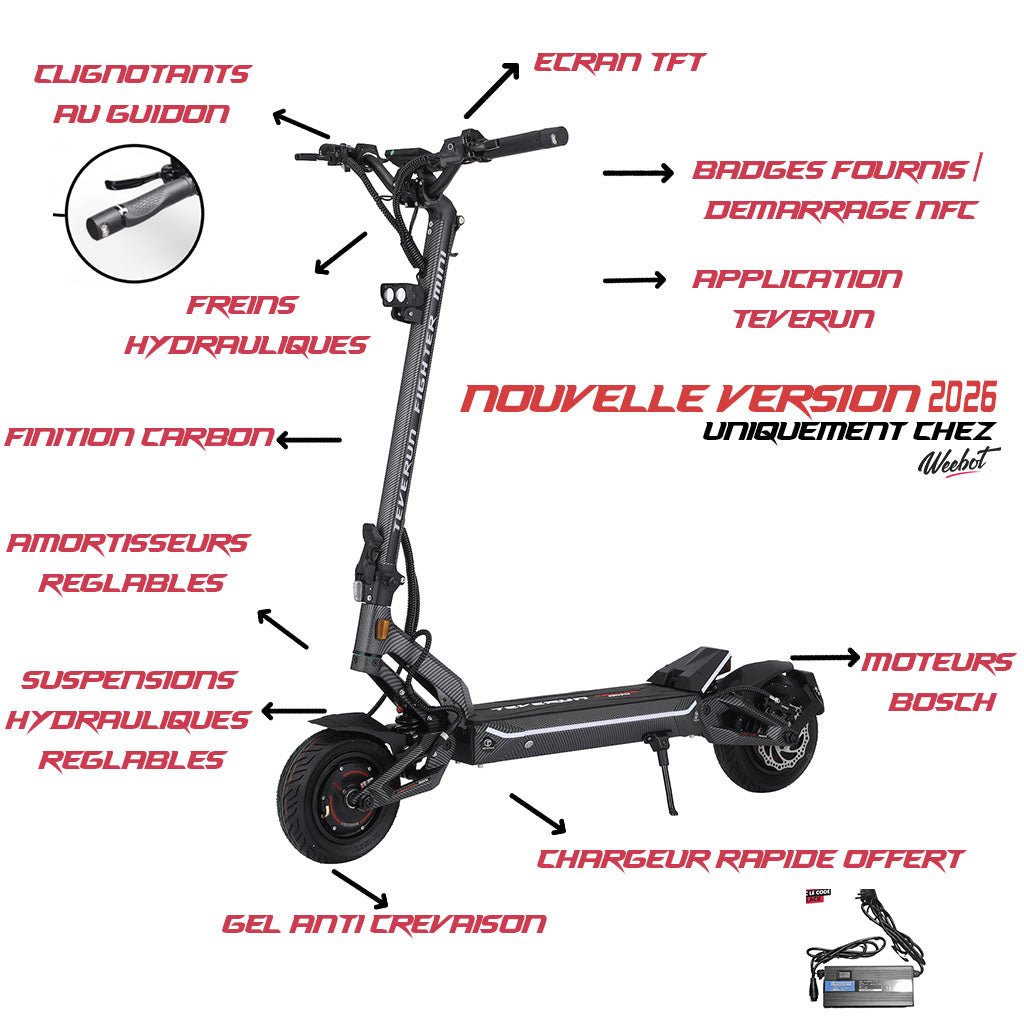 Trottinette Electrique Teverun Fighter Mini V5 - Weebot