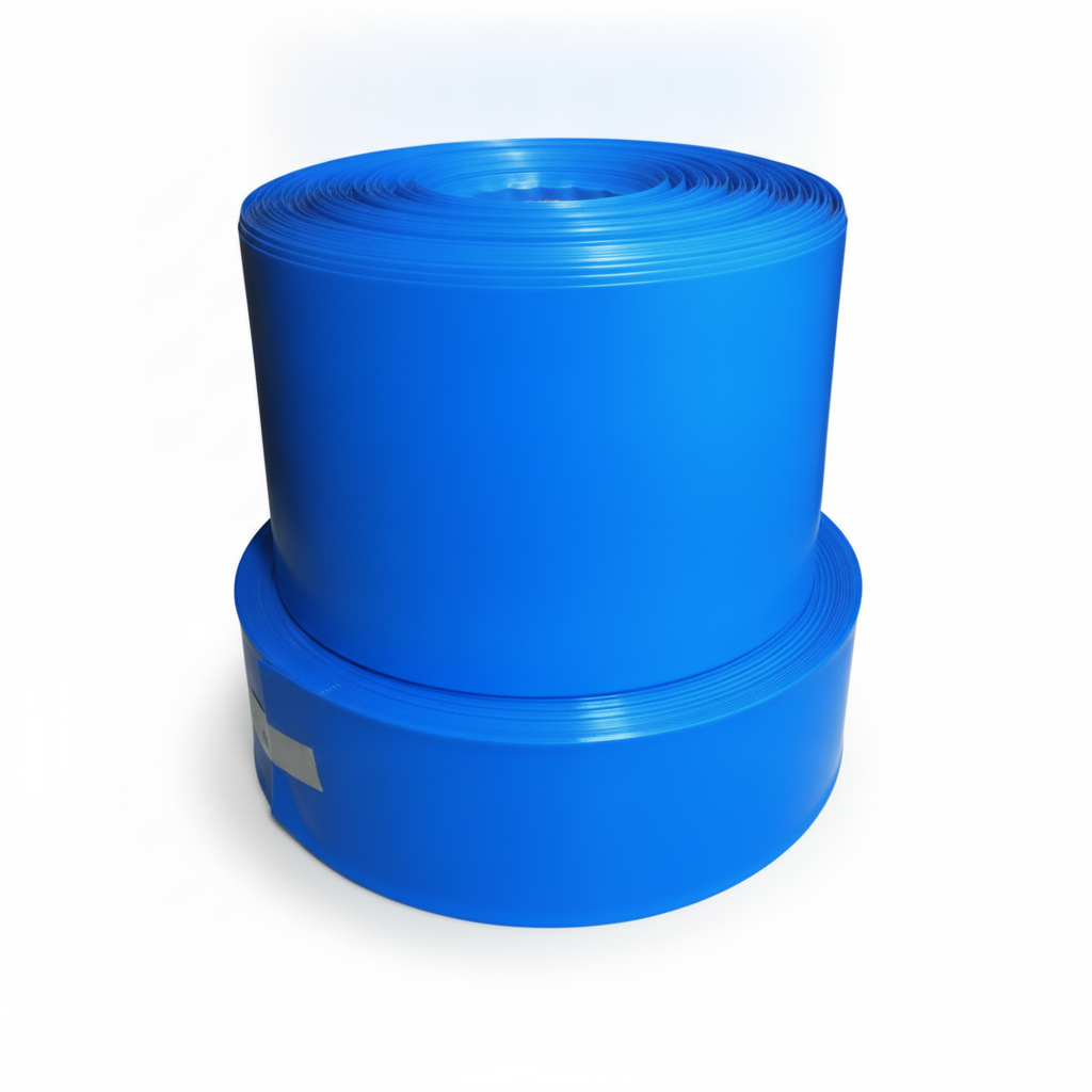 Gaine Thermorétractable PVC Bleu Largeur 120 mm, vue 3