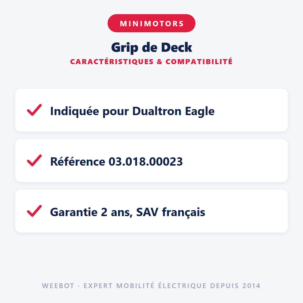 Grip de Deck : caractéristiques et compatibilité