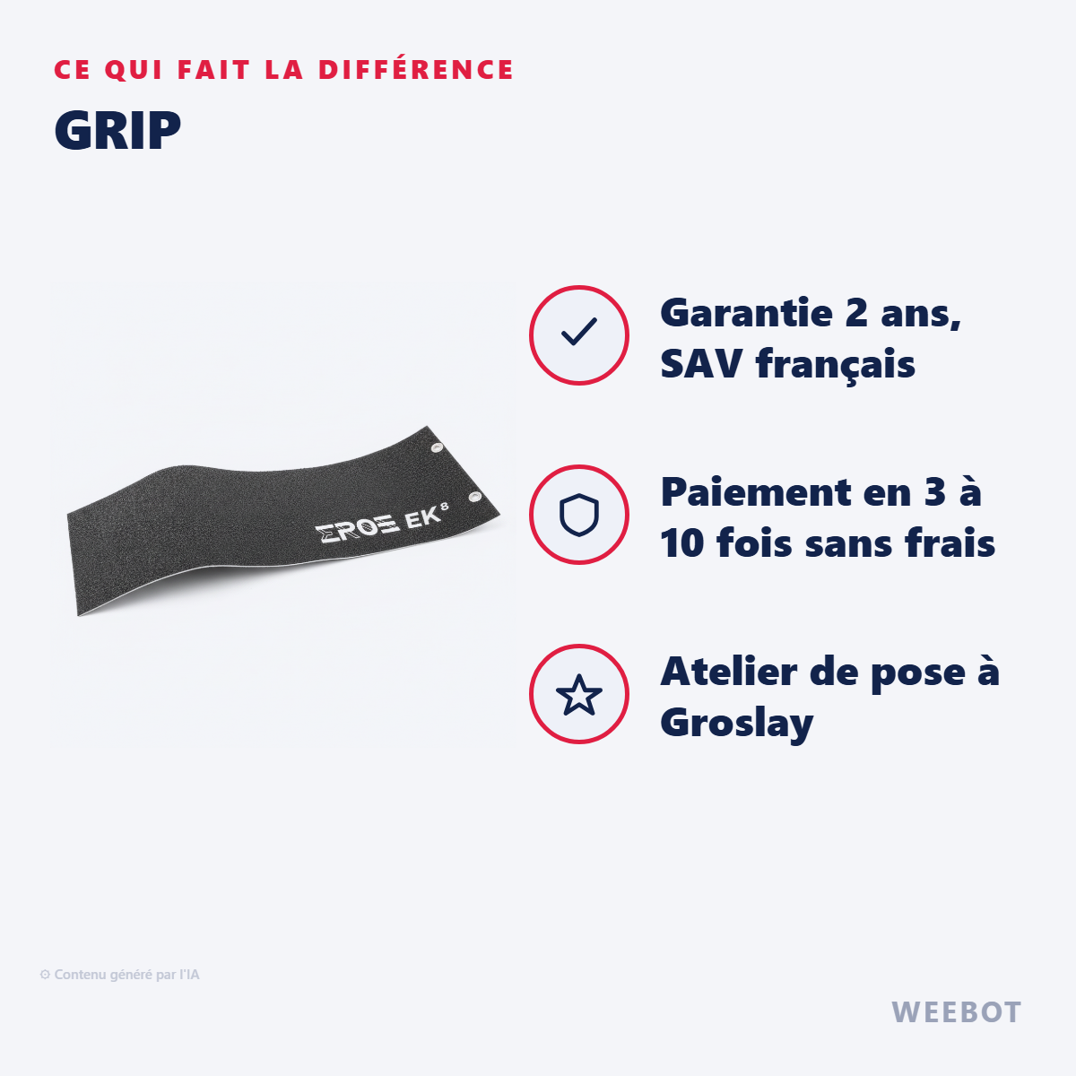 Grip : les points forts