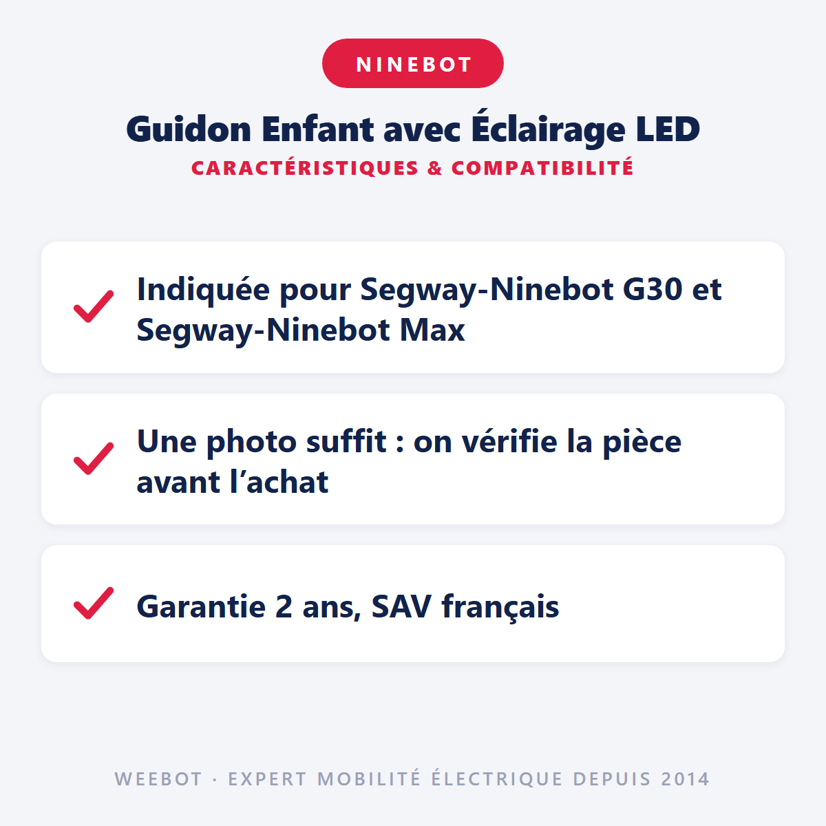Guidon Enfant avec Éclairage LED : caractéristiques et compatibilité