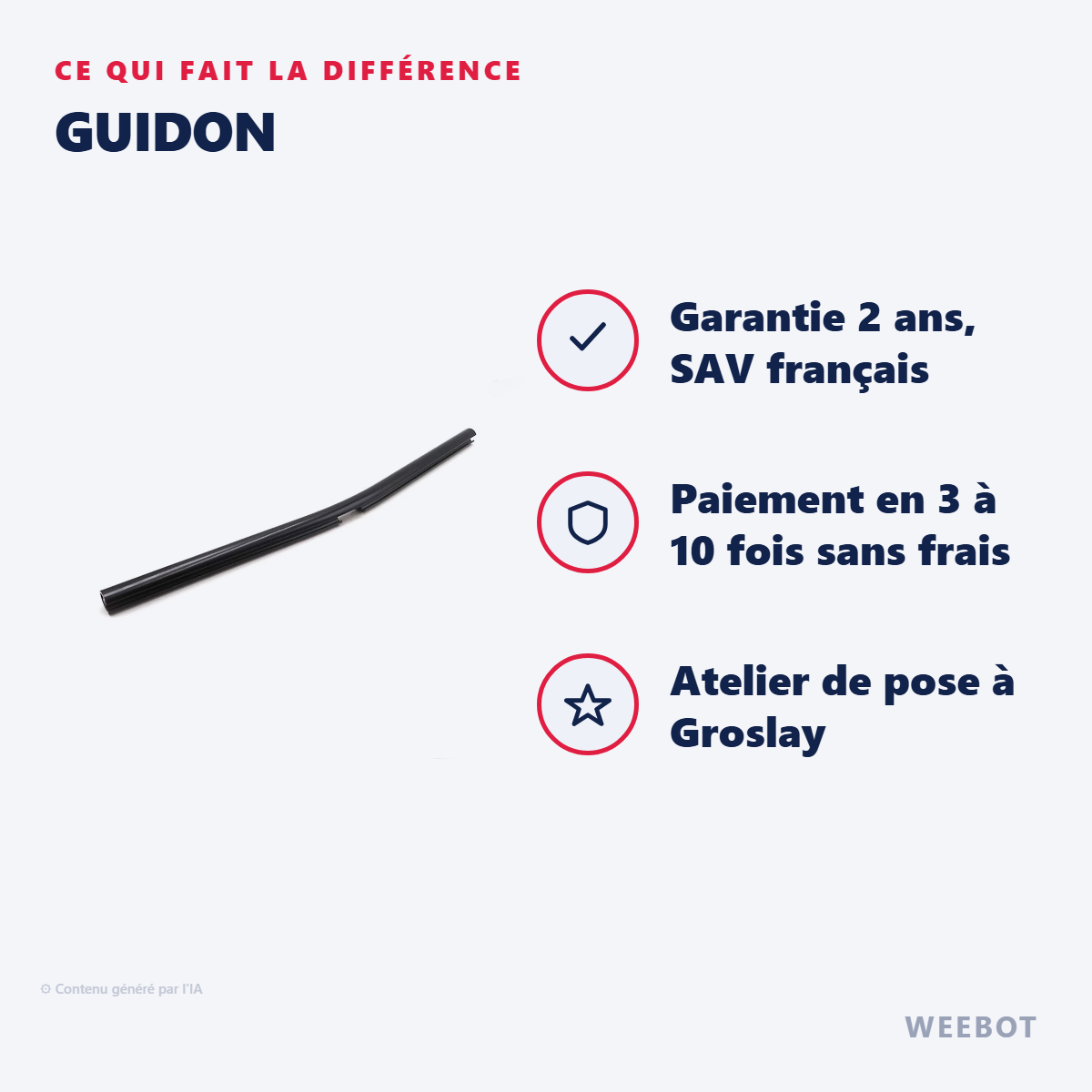 Guidon : les points forts