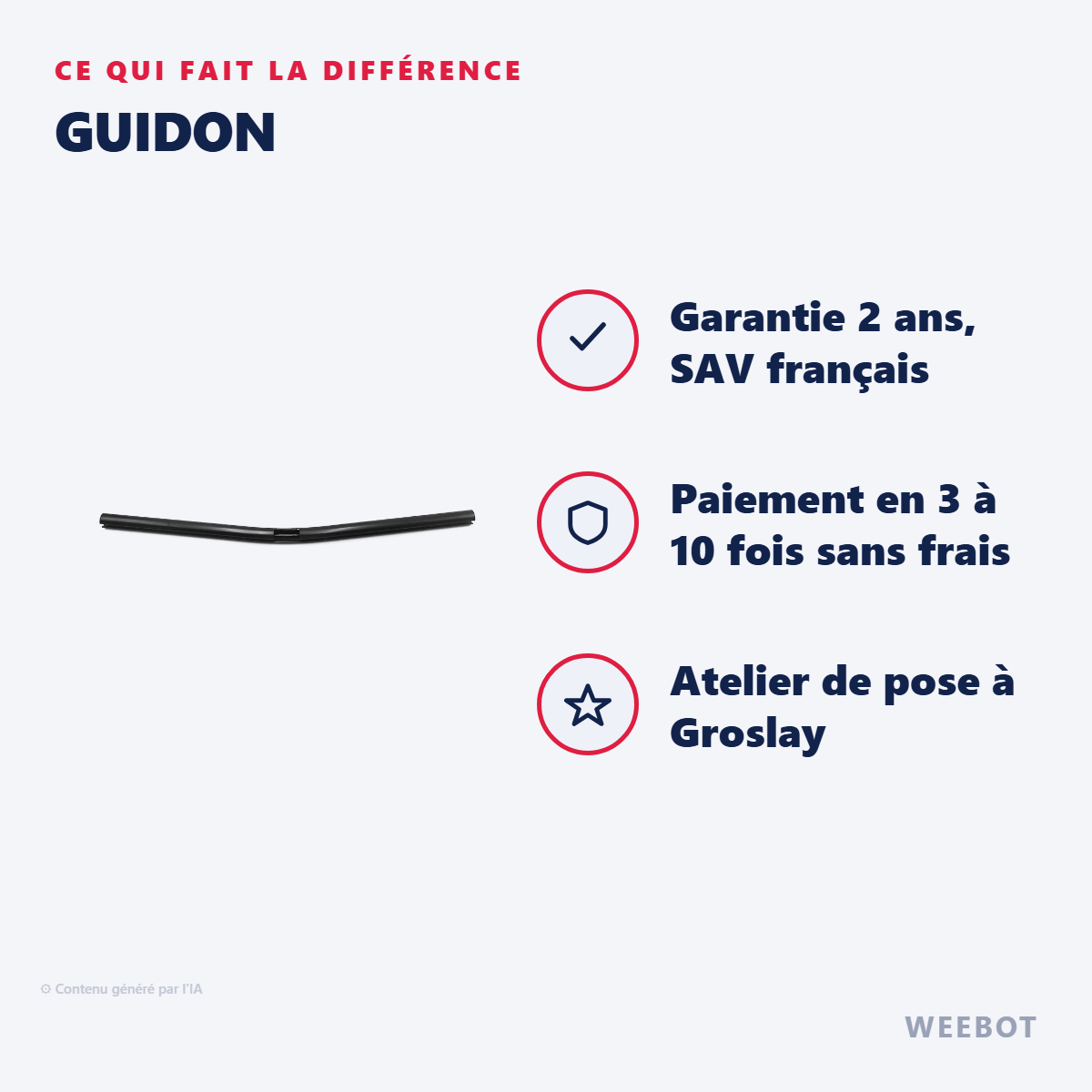 Guidon : les points forts