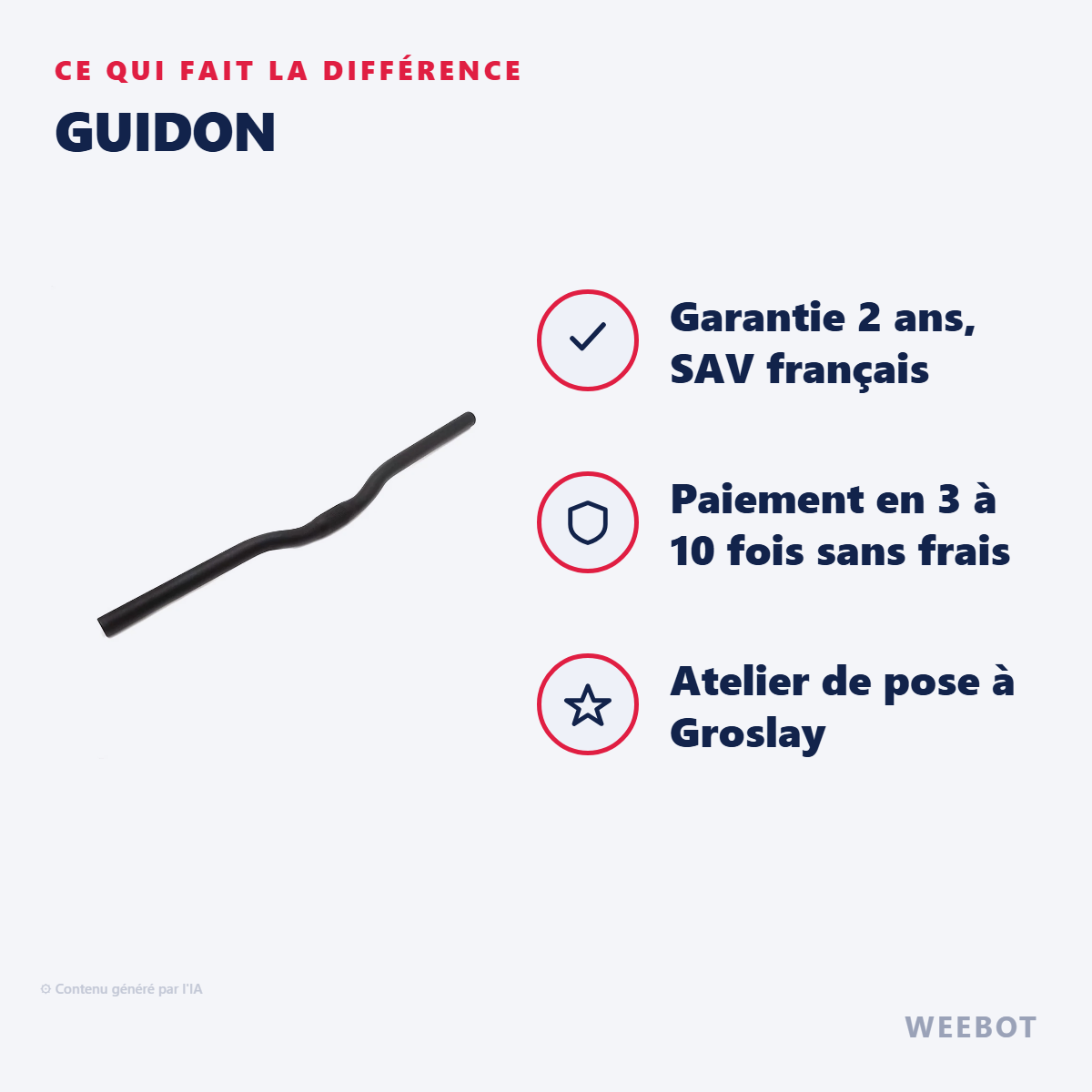 Guidon : les points forts