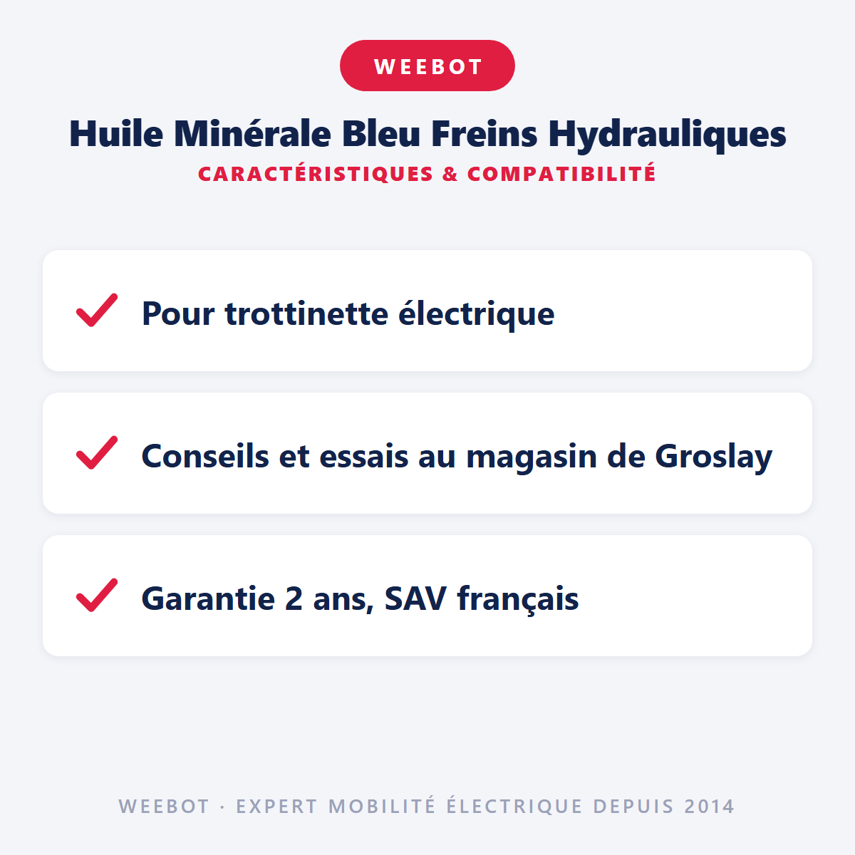 Huile Minérale Bleu Freins Hydrauliques : caractéristiques et compatibilité