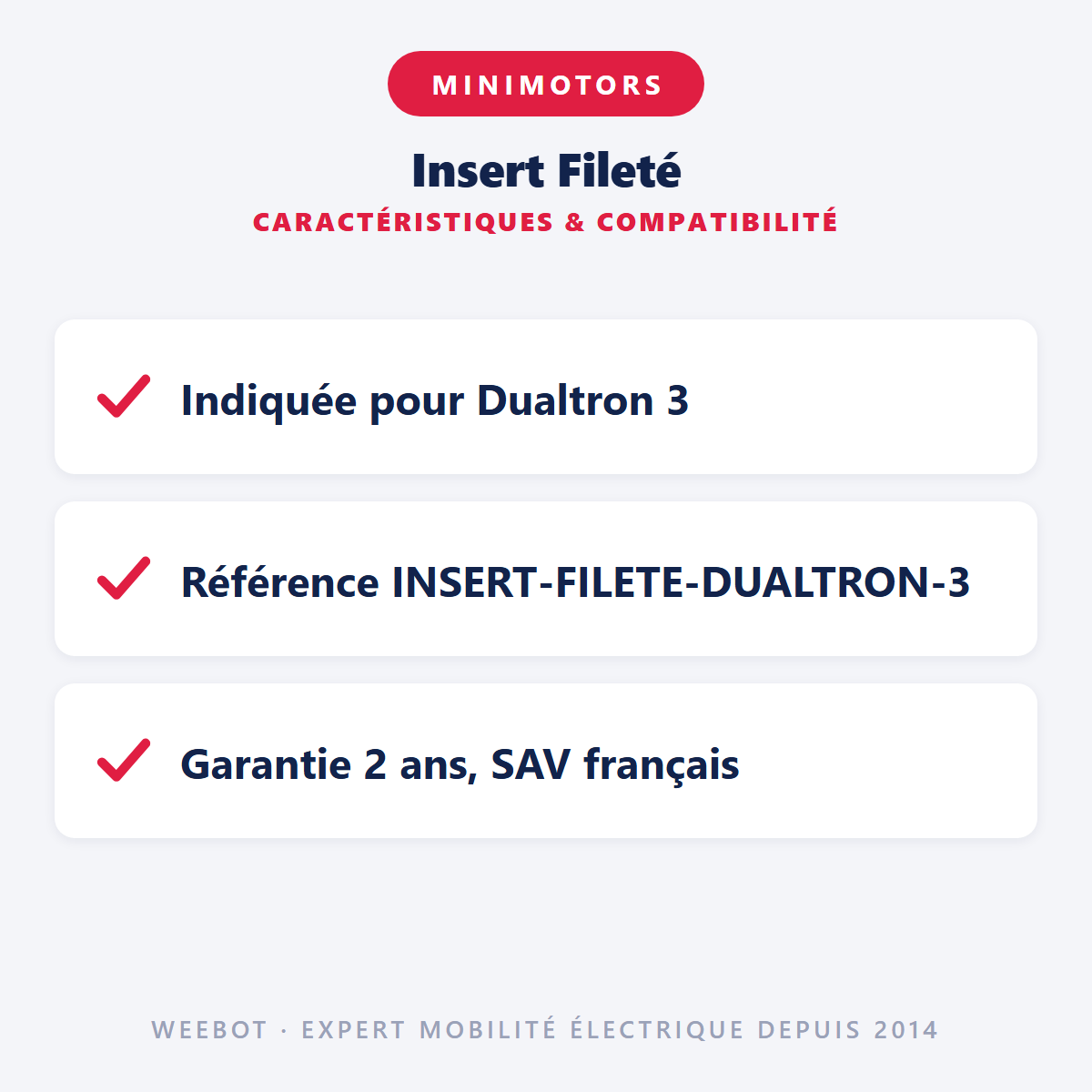 Insert Fileté : caractéristiques et compatibilité