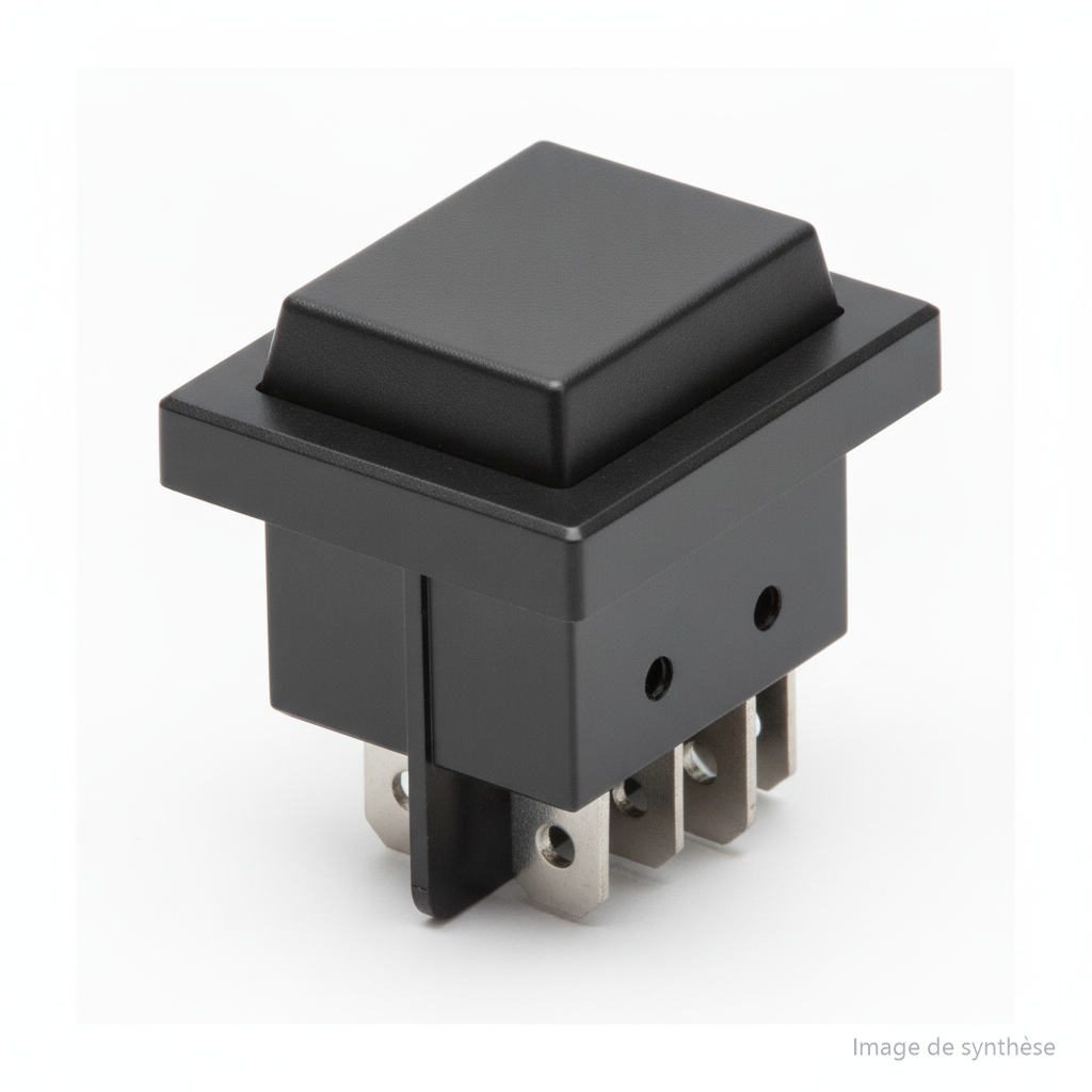 Interrupteur principal pour trottinette électrique Dualtron Ultra vu en perspective