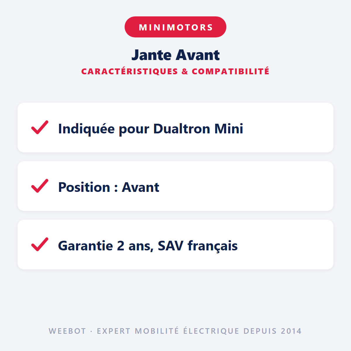 Jante Avant : caractéristiques et compatibilité