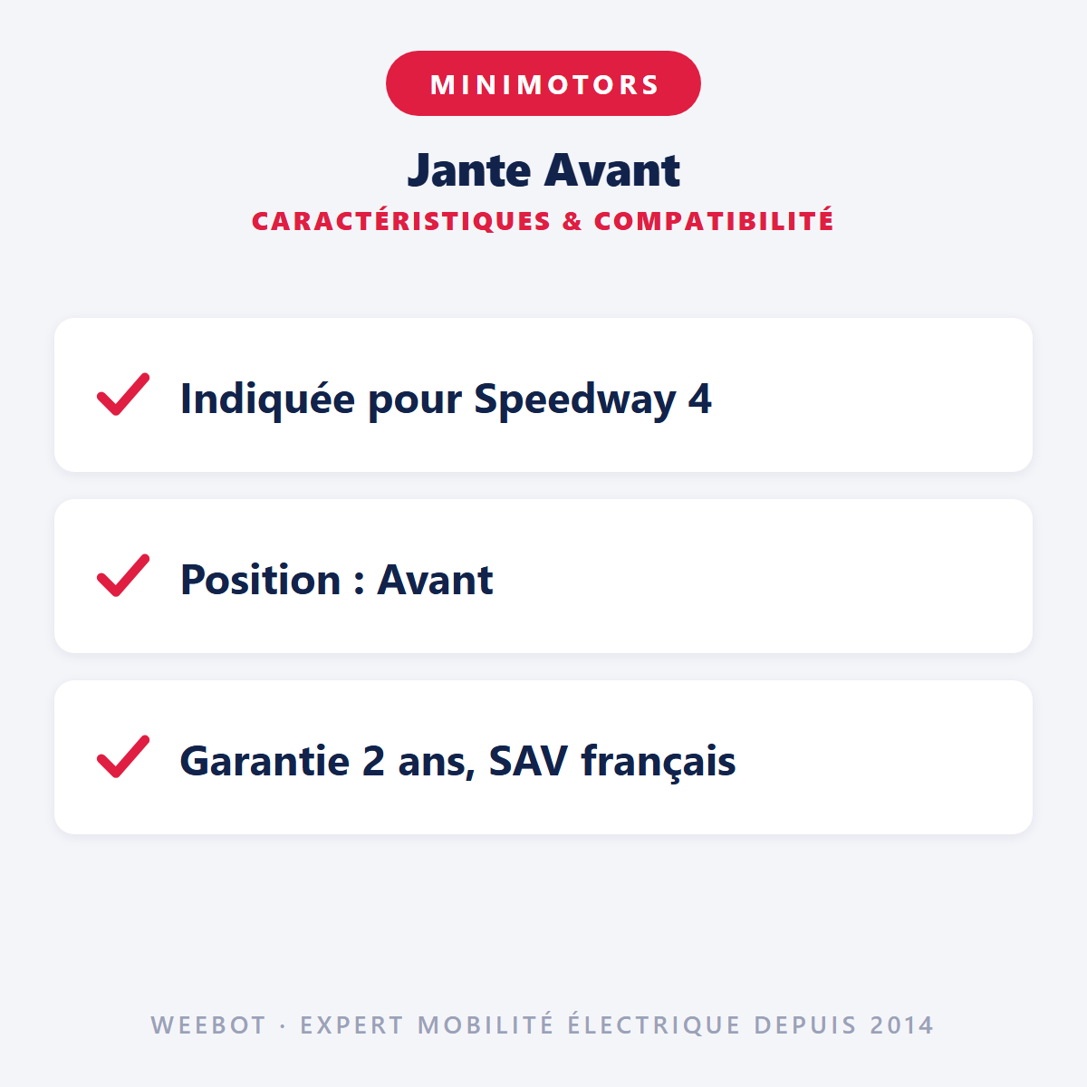 Jante Avant : caractéristiques et compatibilité