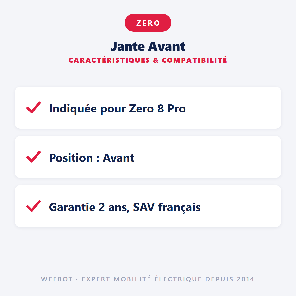 Jante Avant : caractéristiques et compatibilité