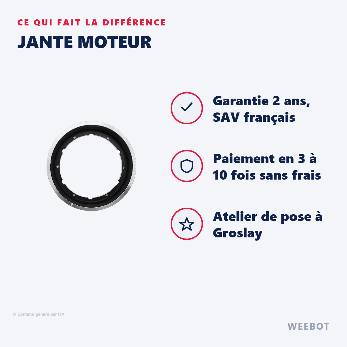 Jante Moteur : les points forts