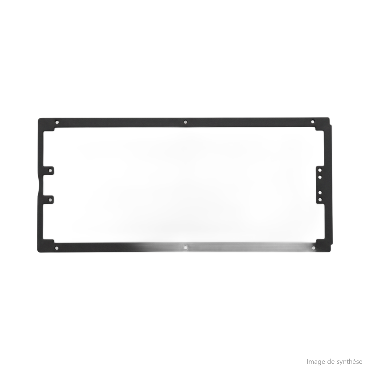 Joint d'étanchéité rectangulaire en caoutchouc pour deck de Dualtron Ultra vu de dessus