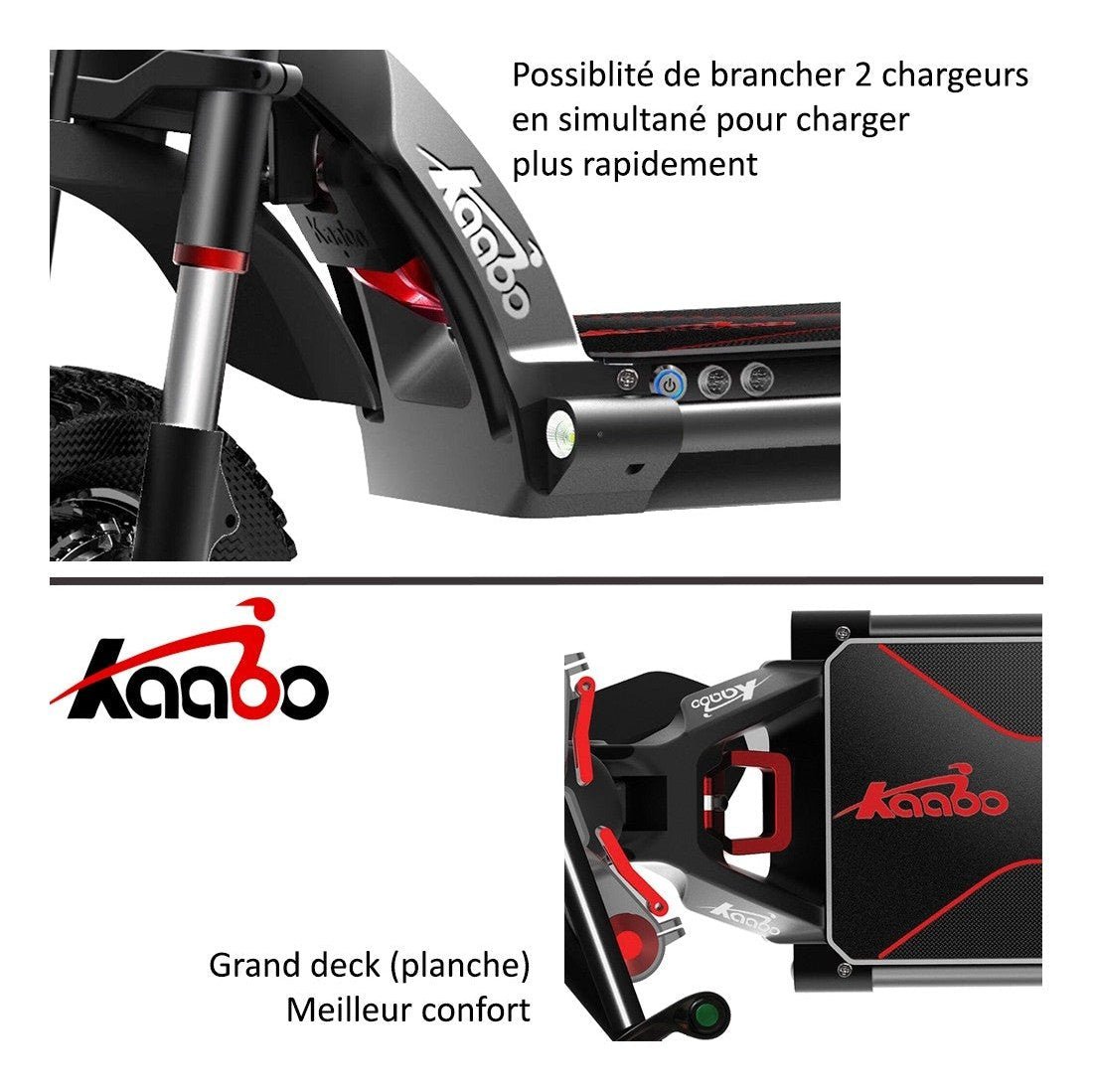 Trottinette Électrique Kaabo Wolf Warrior GT Pro Plus : Super Puissante et Fiable - Weebot