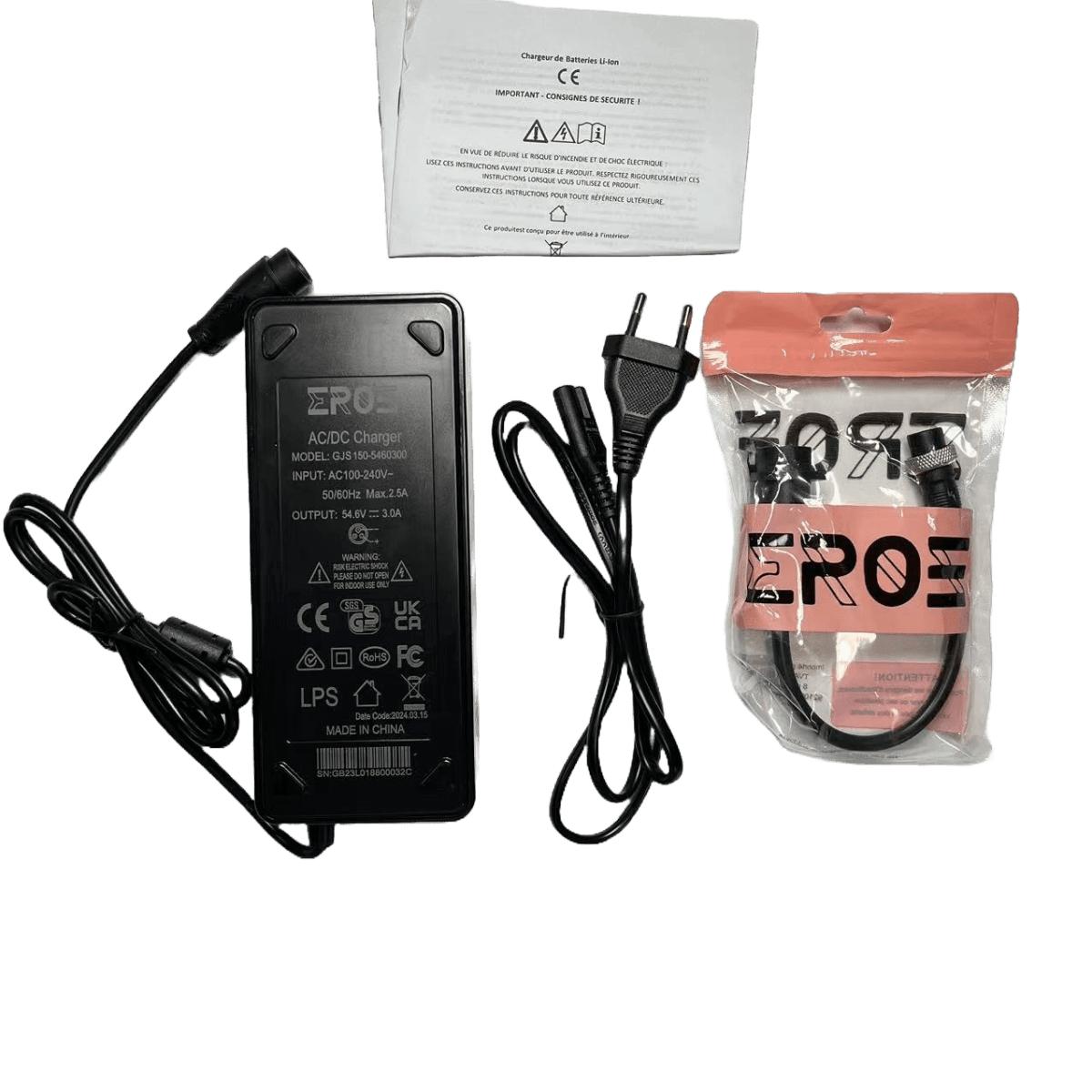 Chargeur Standard Universel de Trottinette Électrique pour Batterie 48V - Weebot