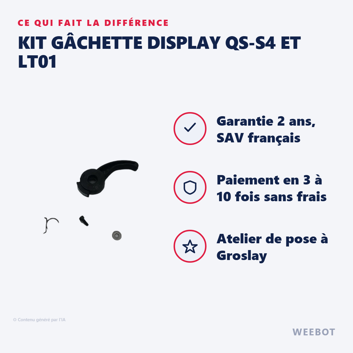 Kit Gâchette Display QS-S4 Et LT01 : les points forts