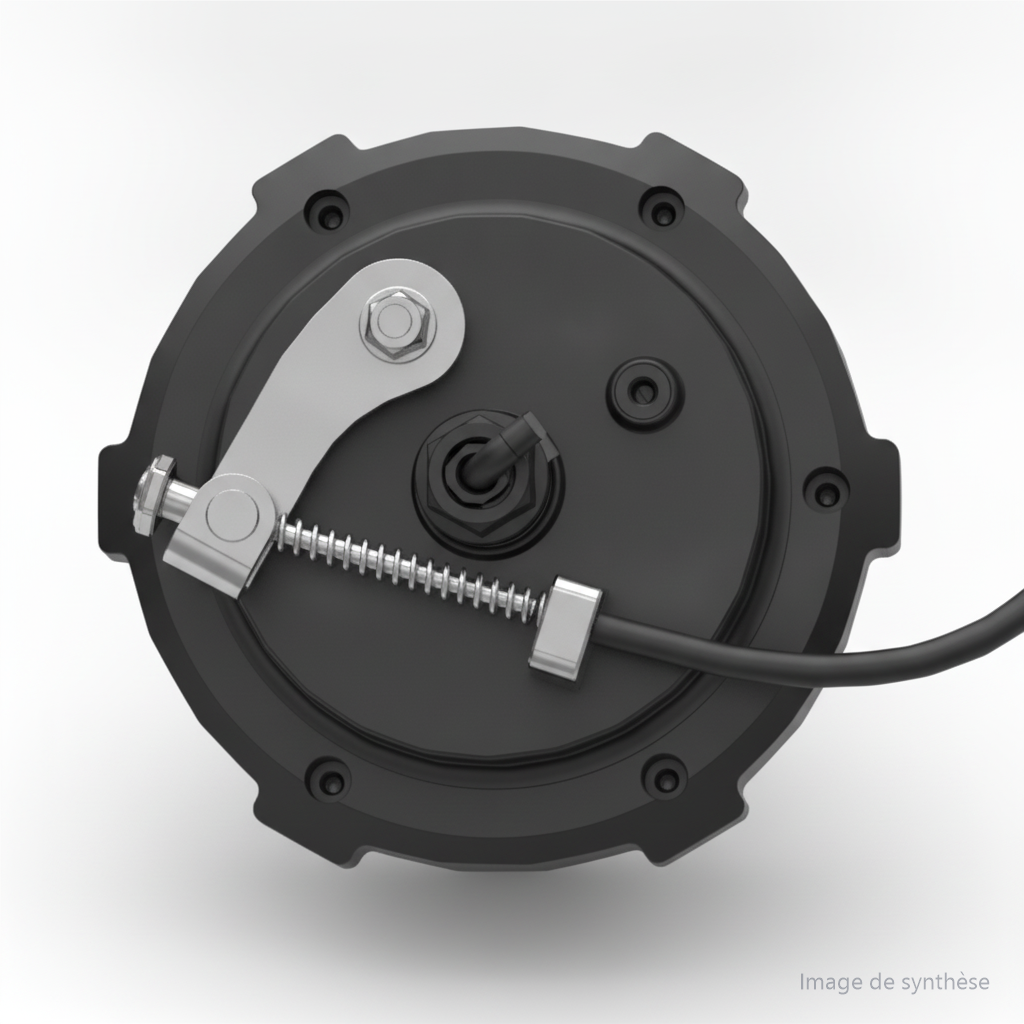 Rendu 3D d'un moteur arrière pour trottinette électrique Dualtron Popular
