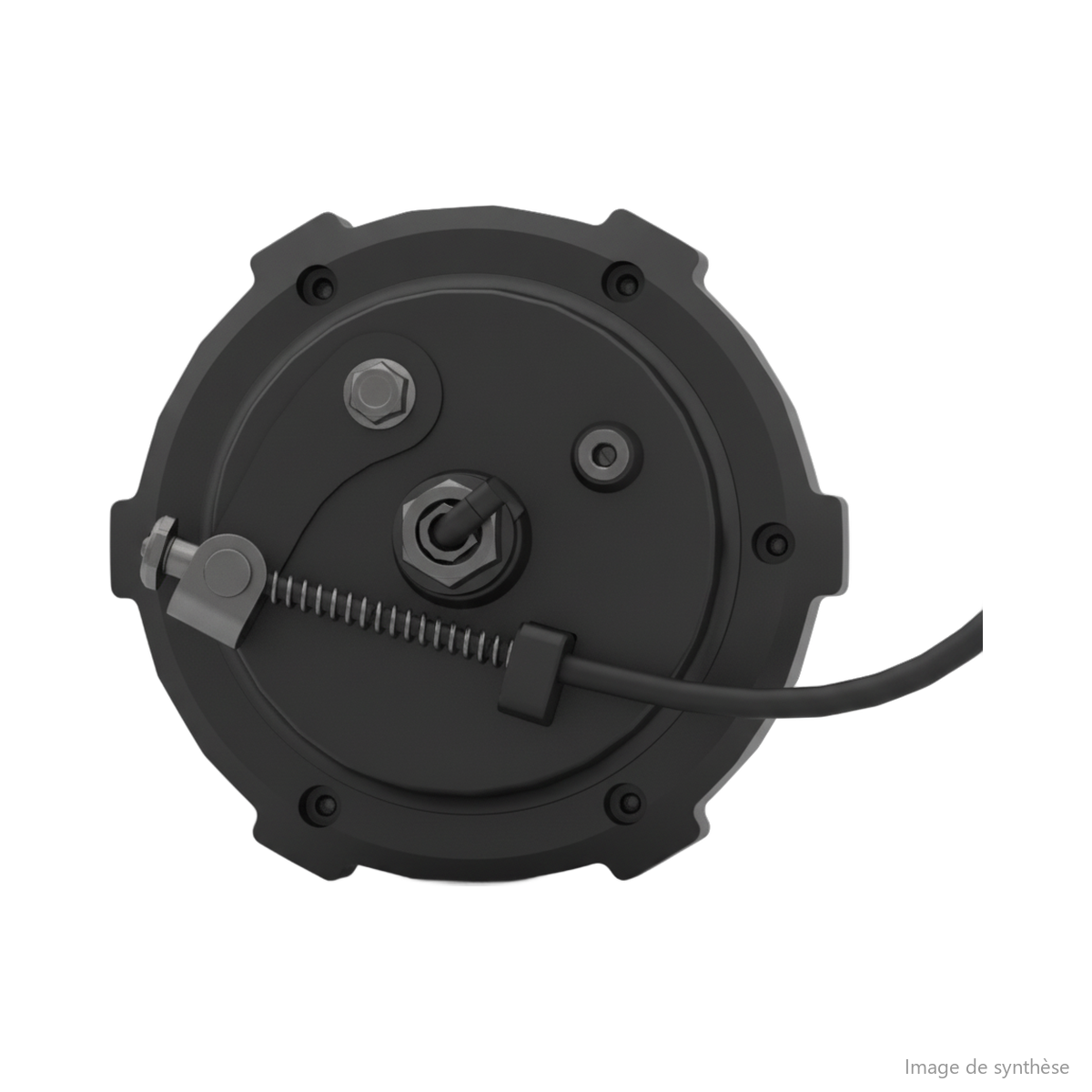 Modélisation 3D du moteur arrière de trottinette électrique Dualtron Popular