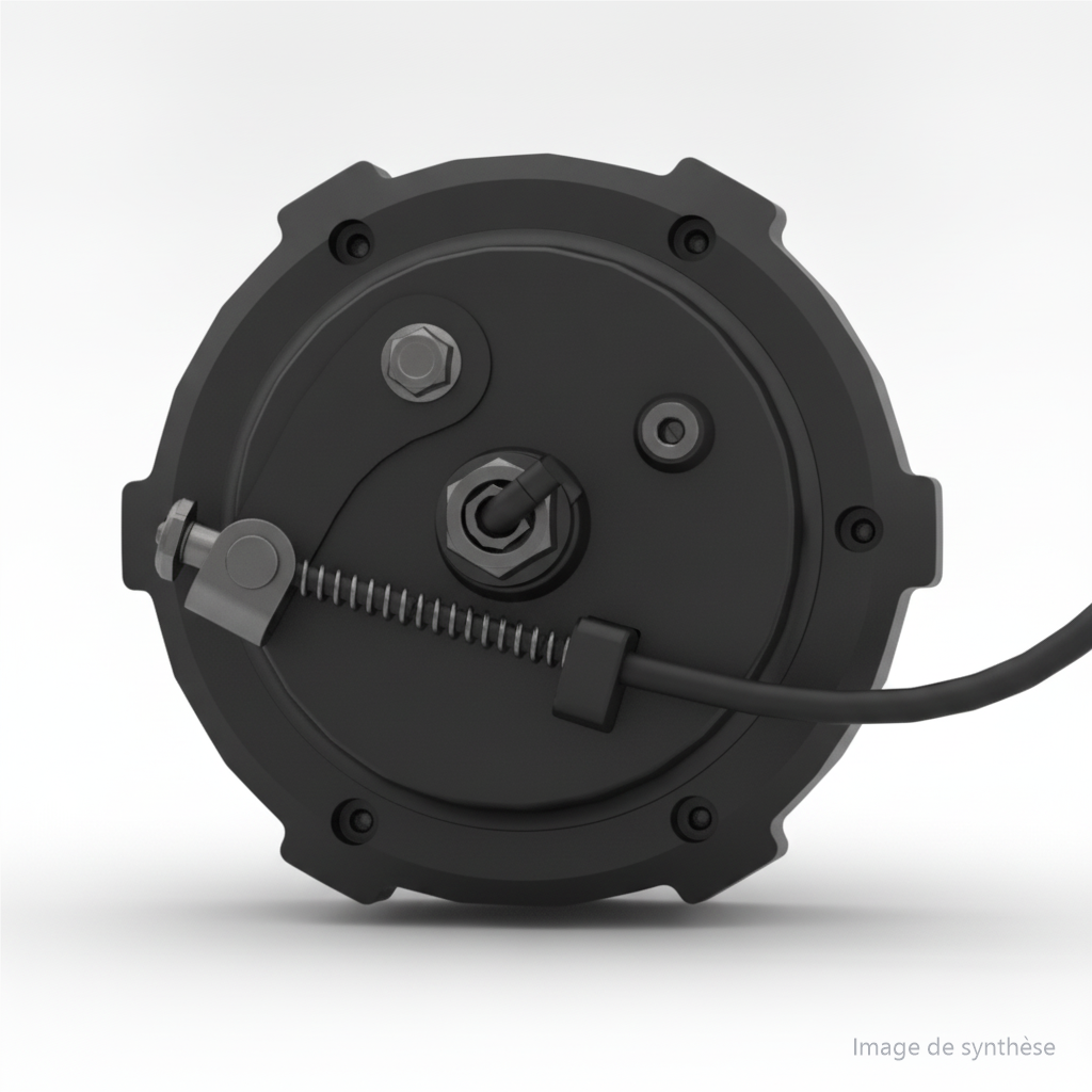 Modélisation 3D du moteur arrière de trottinette électrique Dualtron Popular